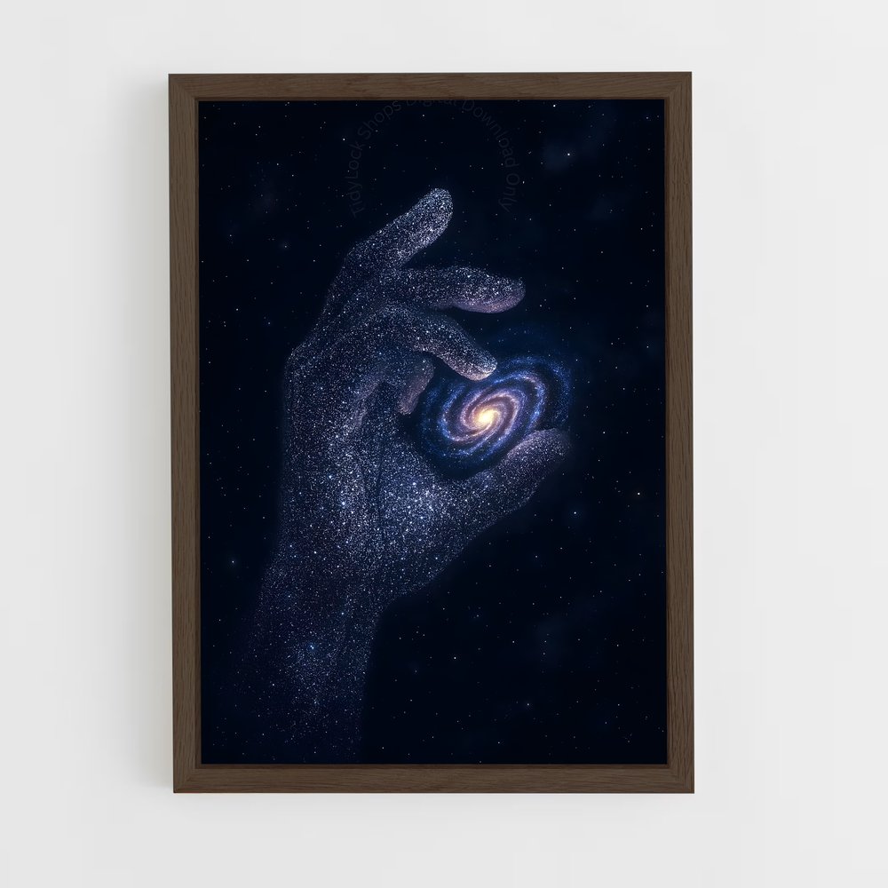 Poster Galaxie entre les Doigts (vue 5)